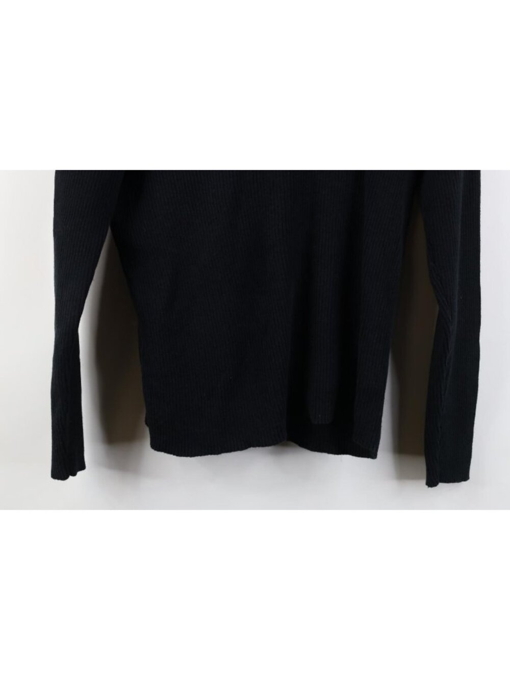 Vintage 90s Ralph Lauren Womens Size Small Ribbed Knit Turtleneck Sweater Black - Picture 11 of 11